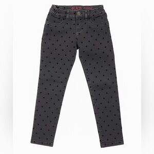 The Children’s Place Girls Black Polka Dot Jeggings Size 6